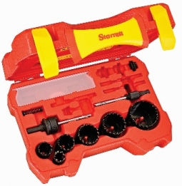 KDP06041-N Starrett DH Plumbers Kit w/ 6 Holesaws and 4 Accessories